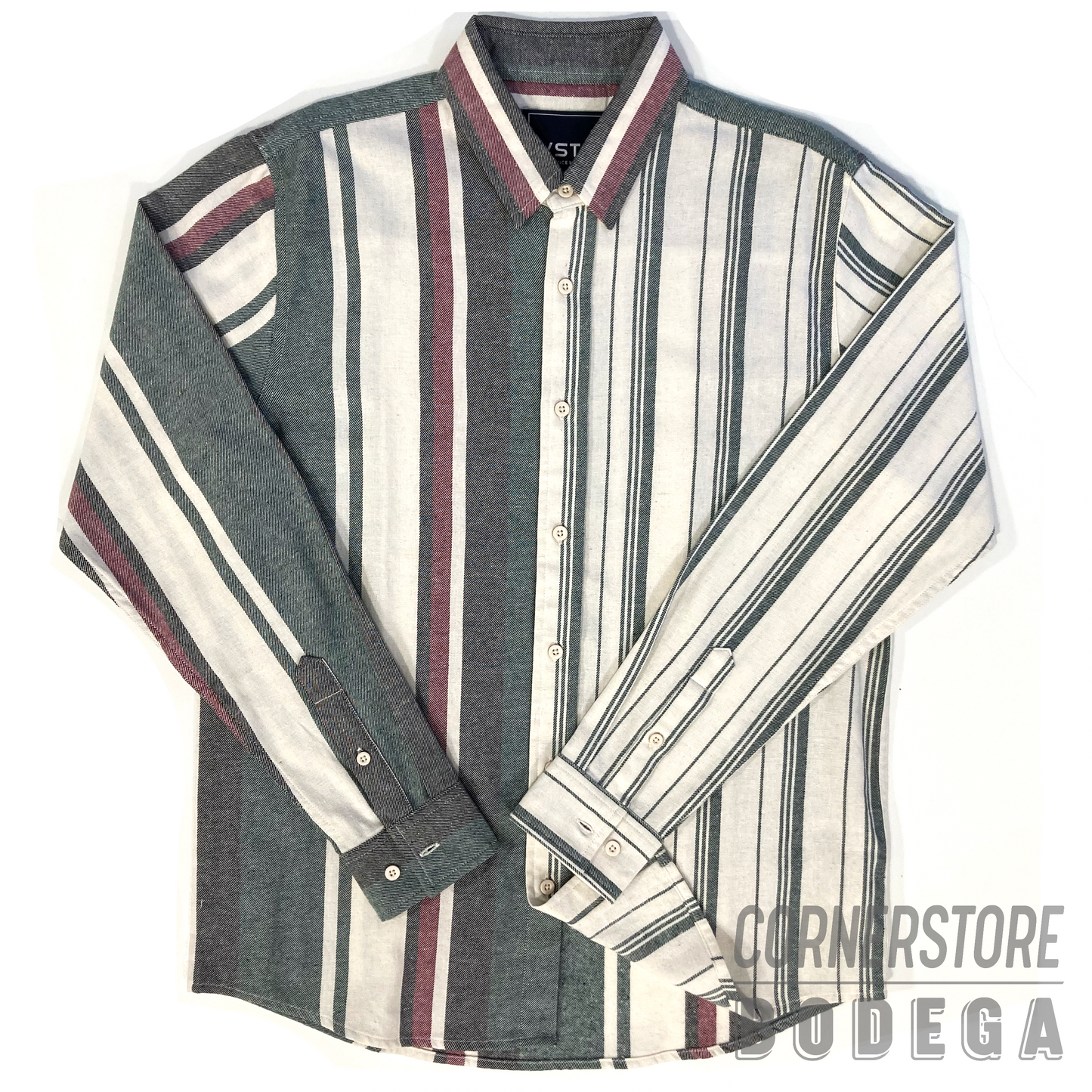 Split Stripe Buttondown